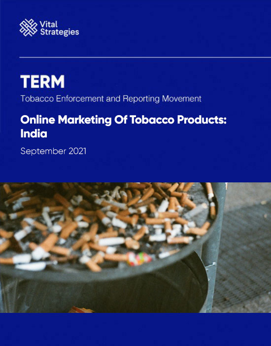 Marketing of Tobacco Products in India: Situation Report August 1 – September 13, 2020