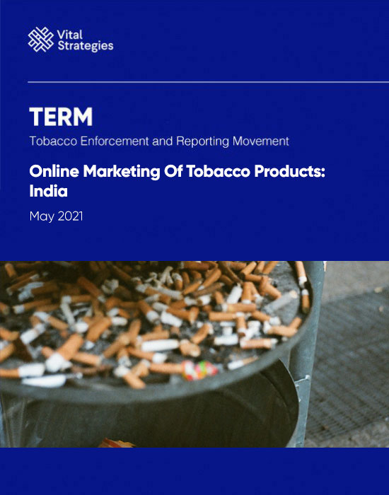 Online Marketing of Tobacco Products: India May 2021