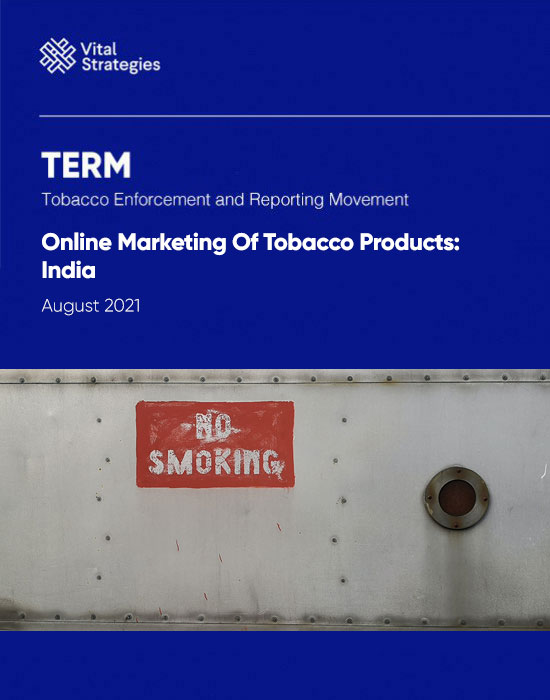 Online Marketing of Tobacco Products: India August 2021
